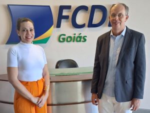 federacao recebe visita institucional do presidente da cdl morrinhos